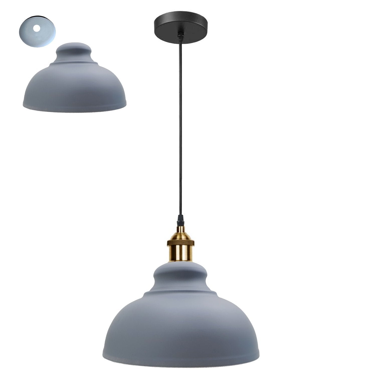 Retro Pendant Light Shade Vintage Industrial Ceiling Lighting LED Restaurant Loft With Free Bulb~2101
