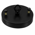 Single Point Drop Outlet Black Color Ceiling Hook Ring Plate Perfect for fabric flex cable~2659