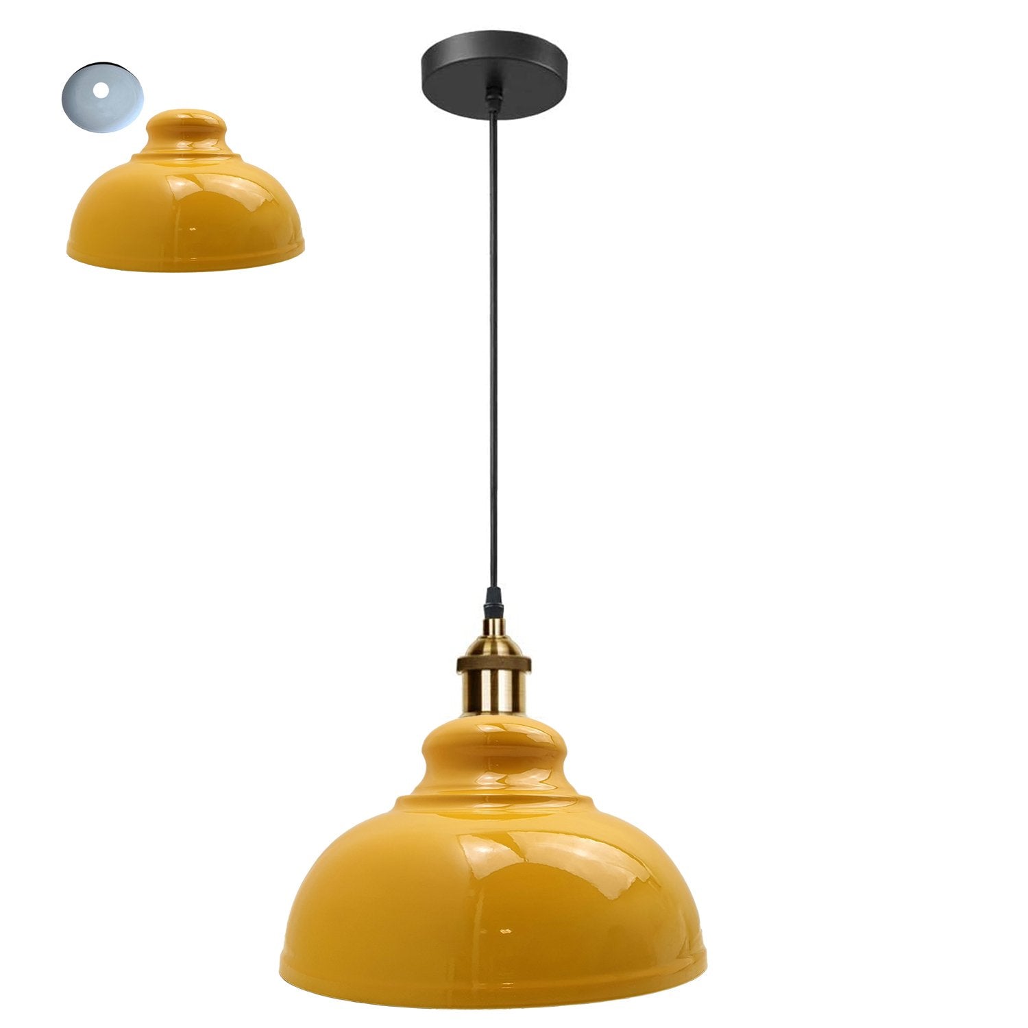 Retro Pendant Light Shade Vintage Industrial Ceiling Lighting LED Restaurant Loft With Free Bulb~2101