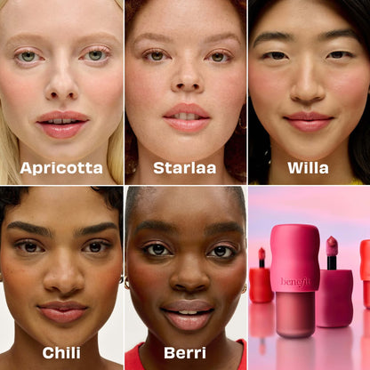 Benefit Play Daze Natural-Matte Liquid Blush (Various Shades)